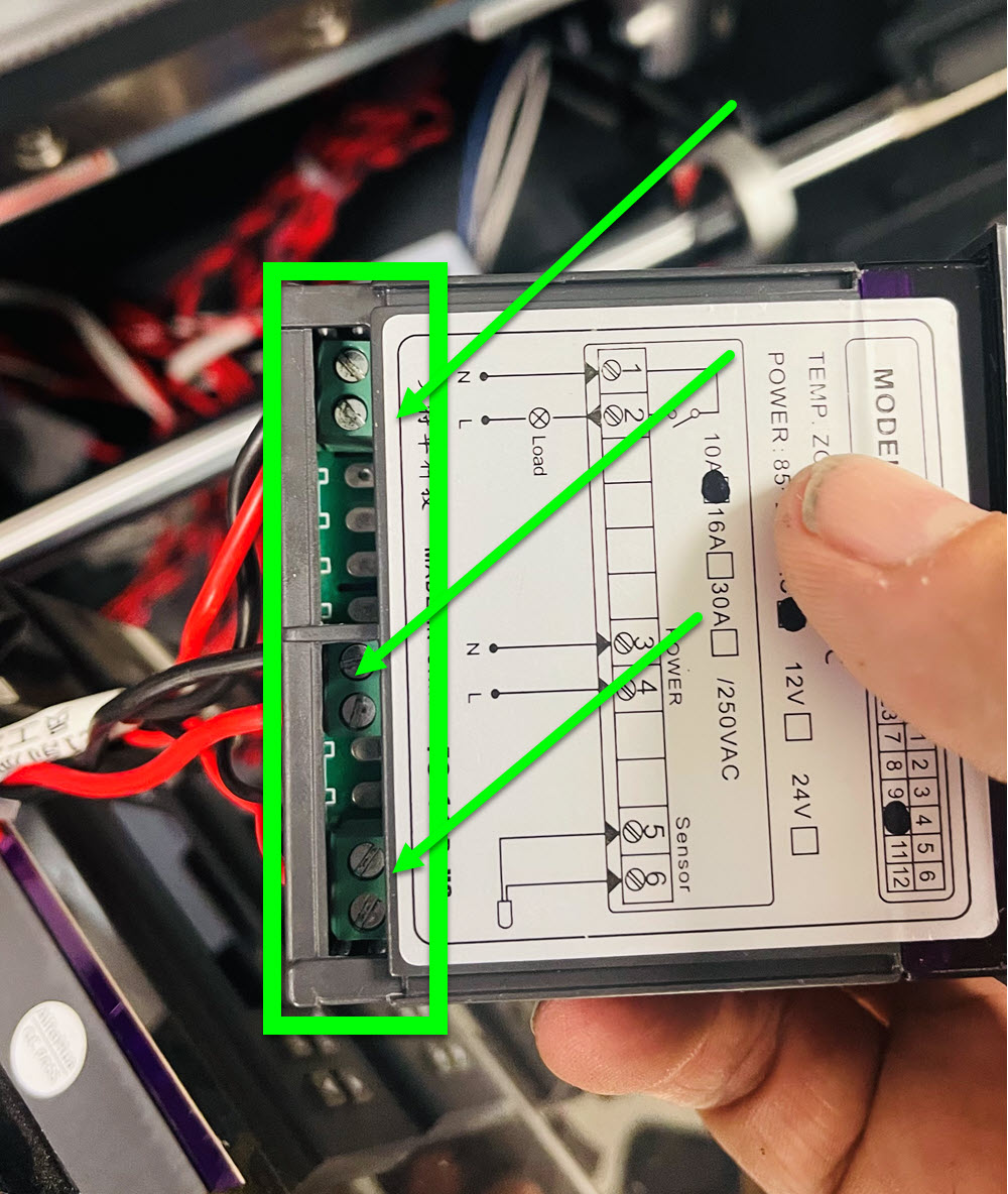 Heat Controller Connections